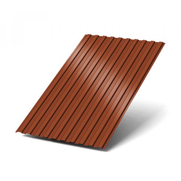 Профнастил С8-1150-0.5 RAL8004 Norman