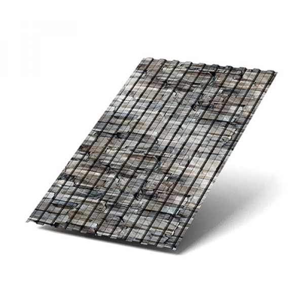 Профнастил С8-1150-0.5 БелыйКамень ECOSTEEL