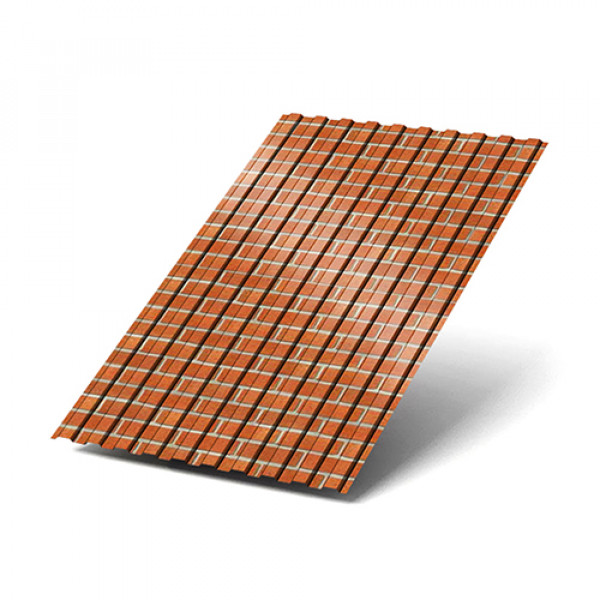 Профлист С8-1150-0.5 Кирпич