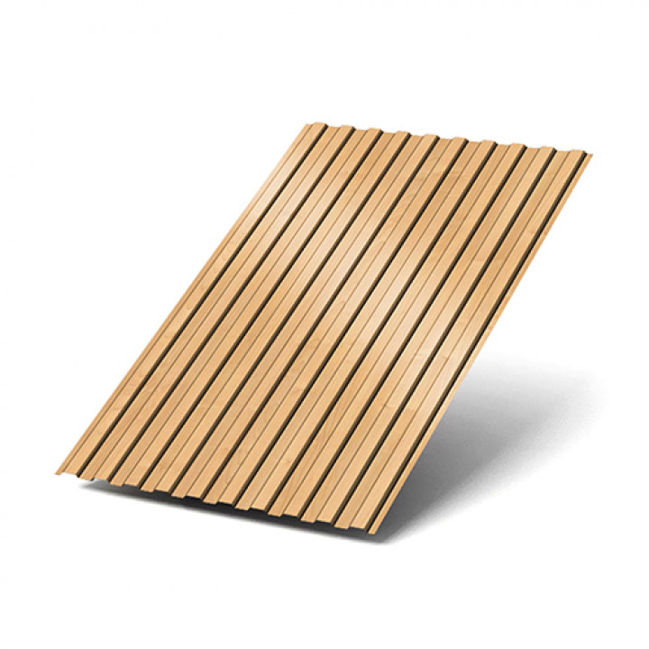 Профнастил С8-1150-0.5 Клен ECOSTEEL