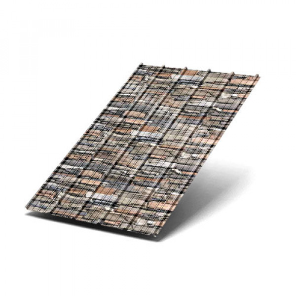 Профнастил ST-15-1175-0.5 Дикий камень Полиэстер Принтек