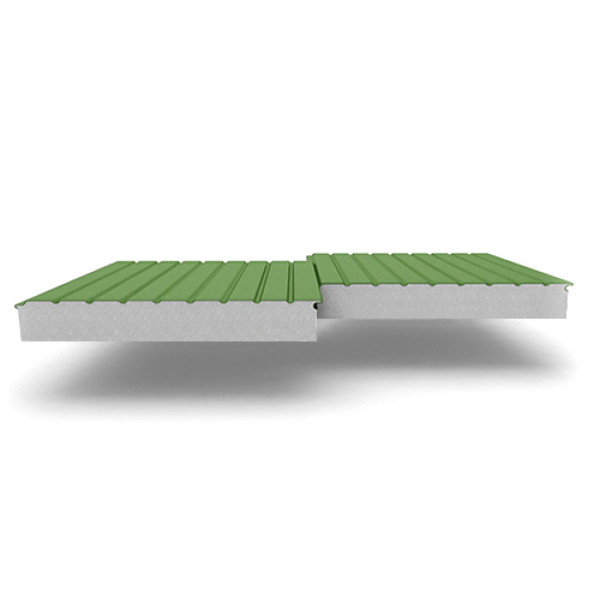 Двухслойные сэндвич-панели из пенополистирола, ширина 1200 мм, 0.5, толщина 175 мм, RAL 6002