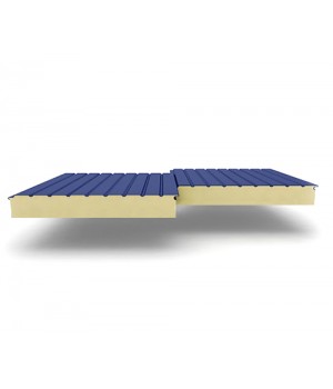 Двухслойные сэндвич-панели из пенополиуретана, ширина 1000 мм, 0.5, толщина 40 мм, RAL5005