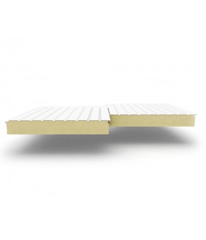 Двухслойные сэндвич-панели из пенополиуретана, ширина 1000 мм, 0.5, толщина 40 мм, RAL9003