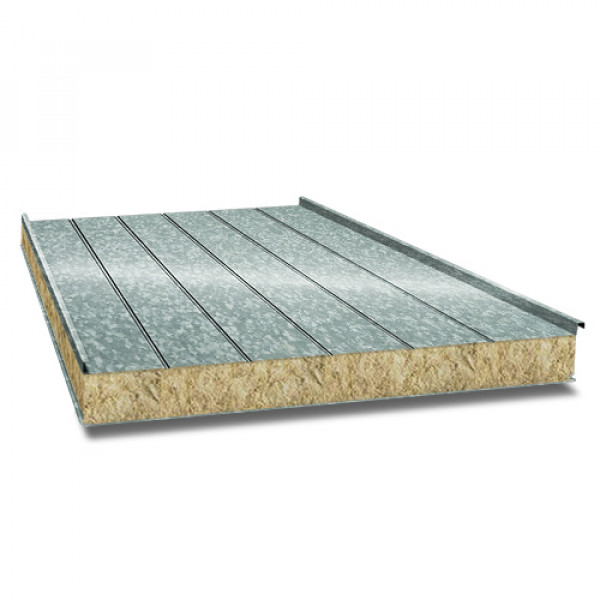 Сэндвич панели с толщиной 10 мм, оцинкованный