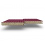 Стеновые сэндвич-панели из минеральной ваты, ширина 1200 мм, 0.5/0.5, толщина 50 мм, RAL3005