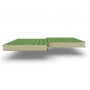 Стеновые сэндвич-панели из пенополиуретана, ширина 1000 мм, 0.5/0.5, толщина 160 мм, RAL6002