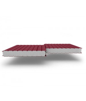 Стеновые сэндвич-панели из пенополистирола, ширина 1000 мм, 0.5/0.5, толщина 200 мм, RAL3011