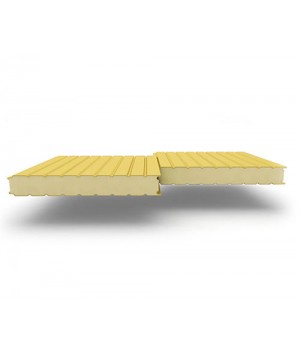 Стеновые сэндвич-панели из пенополиуретана, ширина 1000 мм, 0.5/0.5, толщина 200 мм, RAL1018