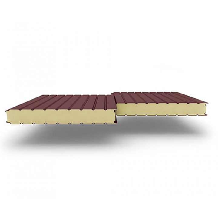 Стеновые сэндвич-панели из пенополиуретана, ширина 1200 мм, 0.5/0.5, толщина 150 мм, RAL3009