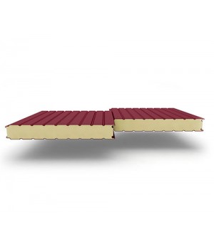 Стеновые сэндвич-панели из пенополиуретана, ширина 1200 мм, 0.5/0.5, толщина 50 мм, RAL3011