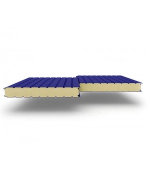 Стеновые сэндвич-панели из пенополиуретана, ширина 1200 мм, 0.5/0.5, толщина 60 мм, RAL5002