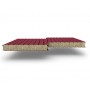 Стеновые сэндвич-панели из минеральной ваты, ширина 1000 мм, 0.5/0.5, толщина 150 мм, RAL3011