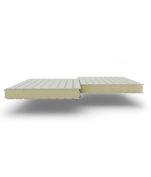 Стеновые сэндвич-панели из пенополиуретана, ширина 1200 мм, 0.5/0.5, толщина 40 мм, RAL7035