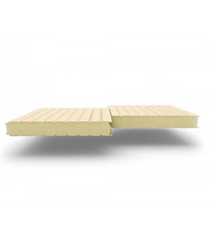 Стеновые сэндвич-панели из пенополиуретана, ширина 1200 мм, 0.5/0.5, толщина 200 мм, RAL1015