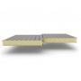 Стеновые сэндвич-панели из пенополиуретана, ширина 1200 мм, 0.5/0.5, толщина 180 мм, RAL7004