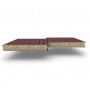Стеновые сэндвич-панели из минеральной ваты, ширина 1200 мм, 0.5/0.5, толщина 180 мм, RAL3009