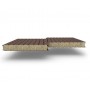 Стеновые сэндвич-панели из минеральной ваты, ширина 1200 мм, 0.5/0.5, толщина 150 мм, RAL8017