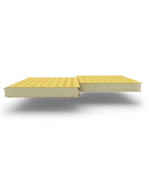 Стеновые сэндвич-панели из пенополиуретана, ширина 1200 мм, 0.5/0.5, толщина 40 мм, RAL1018