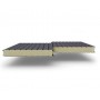 Стеновые сэндвич-панели из пенополиуретана, ширина 1200 мм, 0.5/0.5, толщина 40 мм, RAL7024