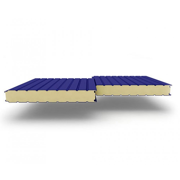 Стеновые сэндвич-панели из пенополиуретана, ширина 1200 мм, 0.5/0.5, толщина 50 мм, RAL5002