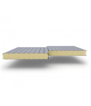 Стеновые сэндвич-панели из пенополиуретана, ширина 1000 мм, 0.5/0.5, толщина 120 мм, RAL9006