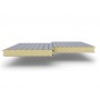 Стеновые сэндвич-панели из пенополиуретана, ширина 1000 мм, 0.5/0.5, толщина 50 мм, RAL9006
