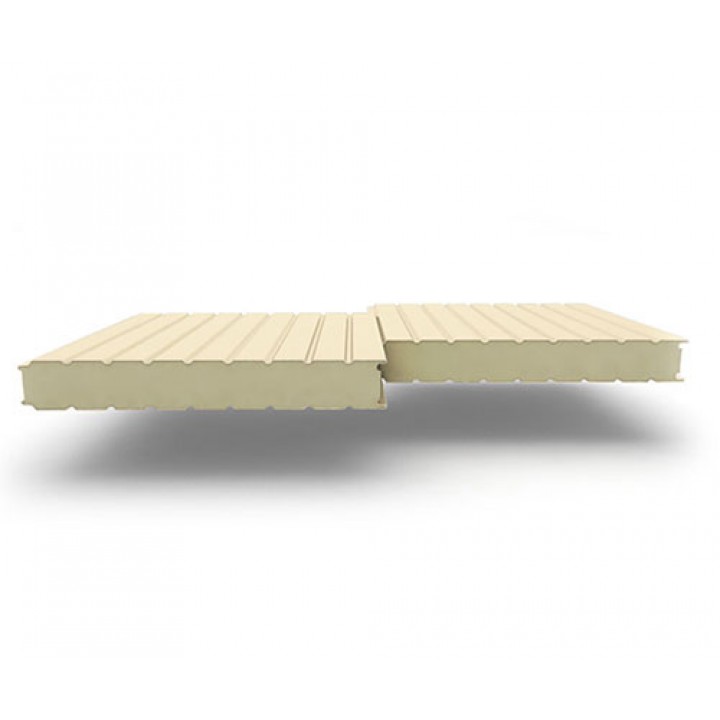 Стеновые сэндвич-панели из пенополиуретана, ширина 1200 мм, 0.5/0.5, толщина 40 мм, RAL1015