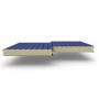 Стеновые сэндвич-панели из пенополиуретана, ширина 1200 мм, 0.5/0.5, толщина 160 мм, RAL5005