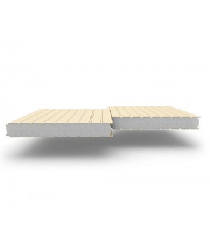 Стеновые сэндвич-панели из пенополистирола, ширина 1000 мм, 0.5/0.5, толщина 250 мм, RAL1015
