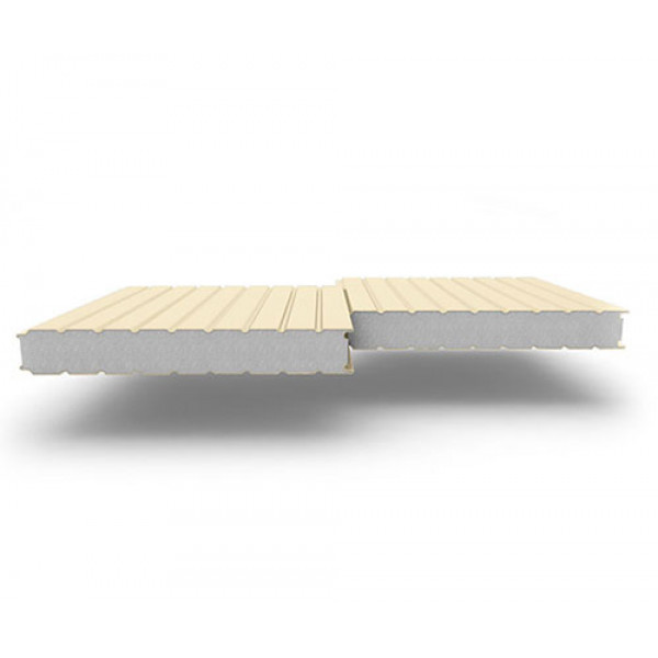 Стеновые сэндвич-панели из пенополистирола, ширина 1000 мм, 0.5/0.5, толщина 250 мм, RAL1015