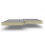 Стеновые сэндвич-панели из пенополиуретана, ширина 1000 мм, 0.5/0.5, толщина 40 мм, RAL7004