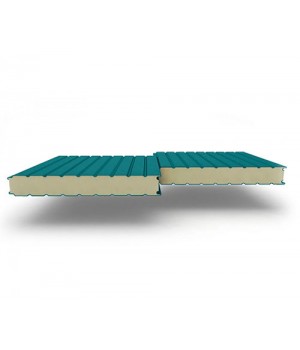 Стеновые сэндвич-панели из пенополиуретана, ширина 1200 мм, 0.5/0.5, толщина 40 мм, RAL5021