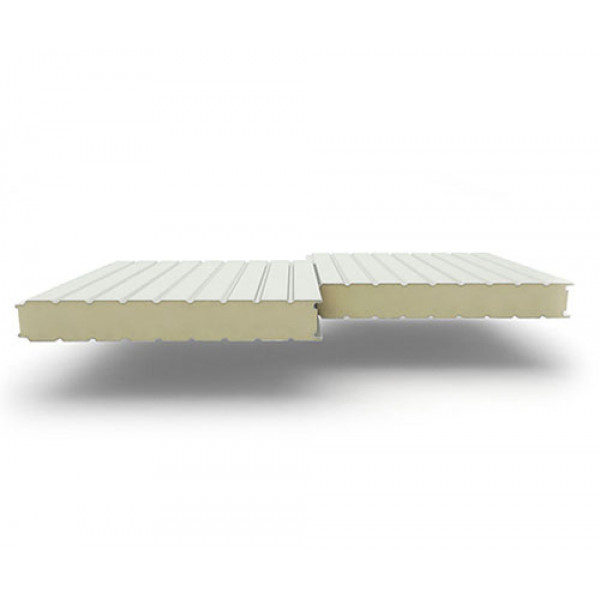 Стеновые сэндвич-панели из пенополиизоцианурата, ширина 1200 мм, 0.5/0.5, толщина 200 мм, RAL9002