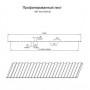 Профнастил МП10-1100-0.5 Беленый Дуб ECOSTEEL_MA