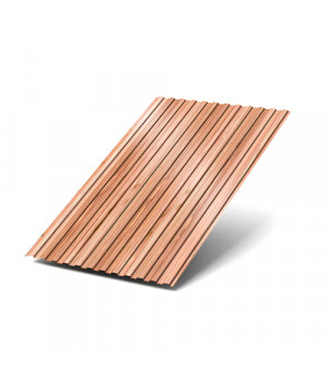 Профнастил МП10-1100-0.5 Кедр ECOSTEEL_T