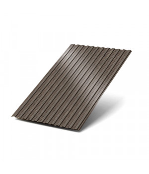 Профнастил МП10-1100-0.5 Мореный Дуб ECOSTEEL