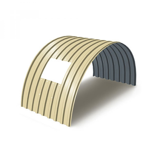 Укрытие для конвейеров из арочного профнастила МП20ПГ-1150, 0,5, в полимерном покрытии