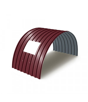 Укрытие для конвейеров из арочного профнастила МП20ПГ-1150, 0,7, в полимерном покрытии