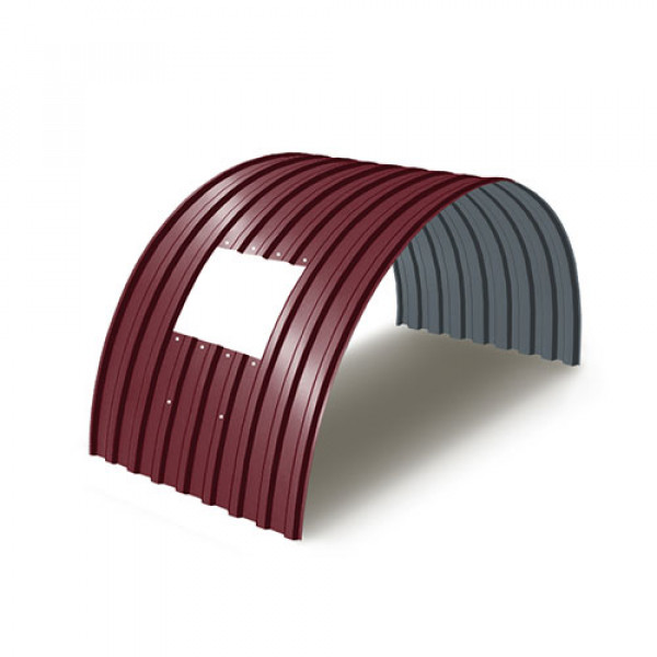 Укрытие для конвейеров из арочного профнастила МП20ПГ-1150, 0,7, в полимерном покрытии