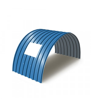 Укрытие для конвейеров из арочного профнастила МП20ПГ-1150, 0,8, в полимерном покрытии