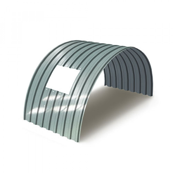 Укрытие для конвейеров из арочного профнастила МП20ПГ-1150, 1,0, нержавеющий