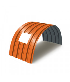 Укрытие для конвейеров из арочного профнастила МП35ПГ-1076, 0,6, в полимерном покрытии