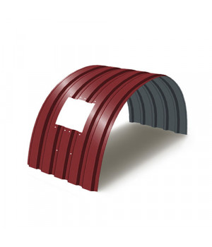 Укрытие для конвейеров из арочного профнастила МП35ПГ-1076, 0,7, в полимерном покрытии