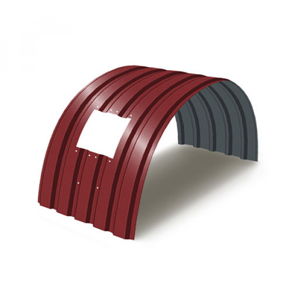 Укрытие для конвейеров из арочного профнастила МП35ПГ-1076, 0,7, в полимерном покрытии