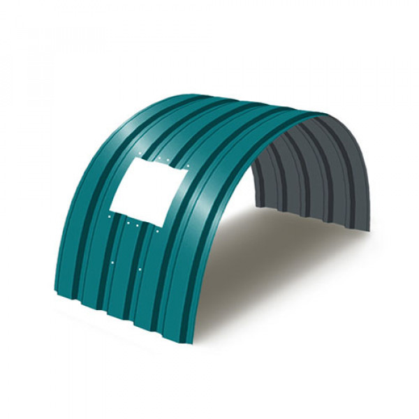 Укрытие для конвейеров из арочного профнастила МП35ПГ-1076, 0,8, в полимерном покрытии