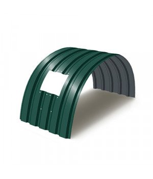 Укрытие для конвейеров из арочного профнастила МП35ПГ-1076, 0,9, в полимерном покрытии