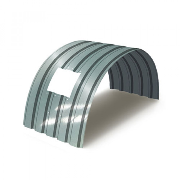 Укрытие для конвейеров из арочного профнастила МП35ПГ-1076, 0,6, нержавеющий