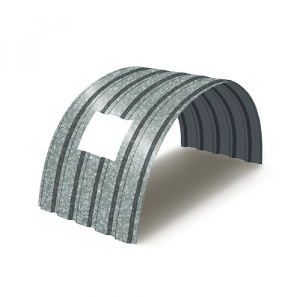 Укрытие для конвейеров из арочного профнастила МП35ПГ-1076, 0,5, оцинкованный