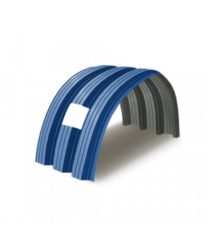 Укрытие для конвейеров из арочного профнастила Н112ПГ-807, 0,7, в полимерном покрытии